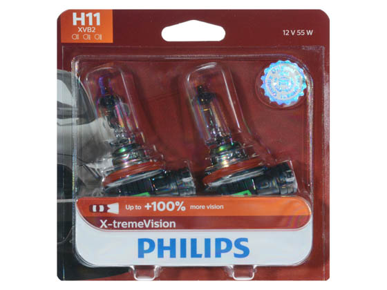 Philips Lighting H11XVB2 12362XVB2 Philips H11 X-tremeVision Low Beam/Fog Lamp