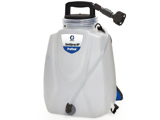 Graco 20A243 SaniSpray HP 20 ProPack SaniSpray HP 20 Cordless Electrostatic ProPack 3-1 Disinfectant System