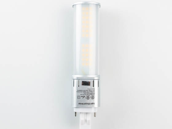 Light Efficient Design LED-7312-40K-G3 Horizontal 7W 2 Pin GX23-2 4000K Hybrid LED Bulb
