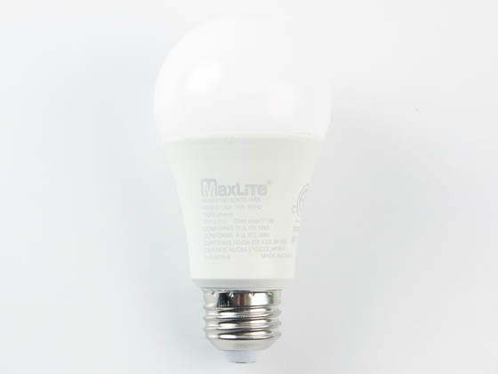 MaxLite 105485 E15A19D930/JA8S Maxlite Dimmable 15W 3000K A19 LED Bulb, 90 CRI, JA8 Compliant, Enclosed Fixture Rated