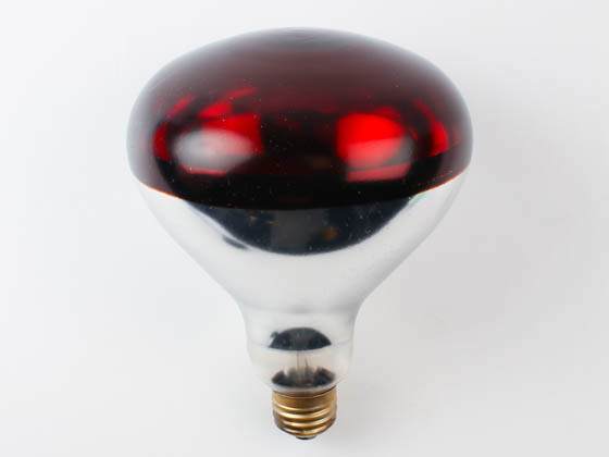 Value Brand 250BR40 RED-SC-HEAT 250BR40 RED-SC-HEAT (SAFETY) 250 Watt, 120 Volt BR40 Red Safety Coated Heat Bulb. WARNING:  THIS BULB IS NOT TO BE USED NEAR LIVE BIRDS.