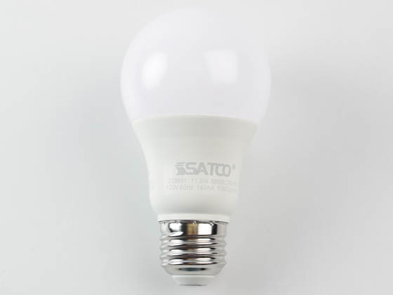 Satco Products, Inc. S28651 11.5A19LED/930/120V Satco Dimmable 11.5W 3000K A19 LED Bulb, JA8 Compliant and Enclosed Fixture Rated