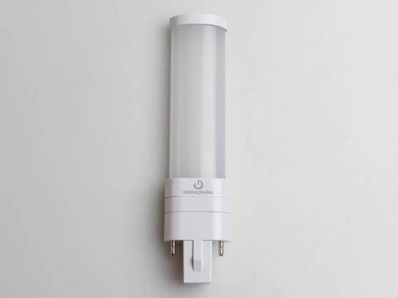 Green Creative 36627 3.5PLS/827/HYB/G23/R 3.5W 2 Pin 2700K G23 Hybrid LED Bulb, Rated For Enclosed Fixtures