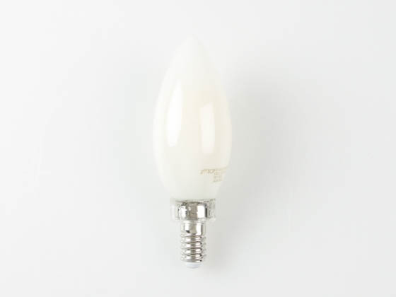 TCP FB11D4024E12SFR92 4W Dimmable B-11 AmberGlow LED 24K Filament Lamp. Frosted Finish, E12 Base