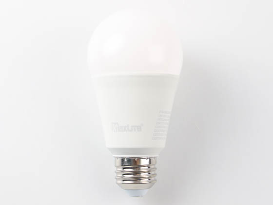 MaxLite 106886 E13A19DLED40/G1S Maxlite Dimmable 13W 4000K A19 LED Bulb, Enclosed Fixture Rated