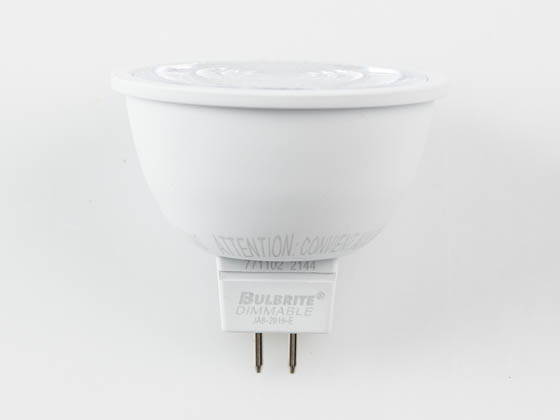 Bulbrite 771101 LED6MR16FL35/50/927/J/D/4 Dimmable 6.5W 2700K 35° MR16 LED Bulb, GU5.3 Base, Enclosed Fixture Rated, T20 and JA8 Compliant