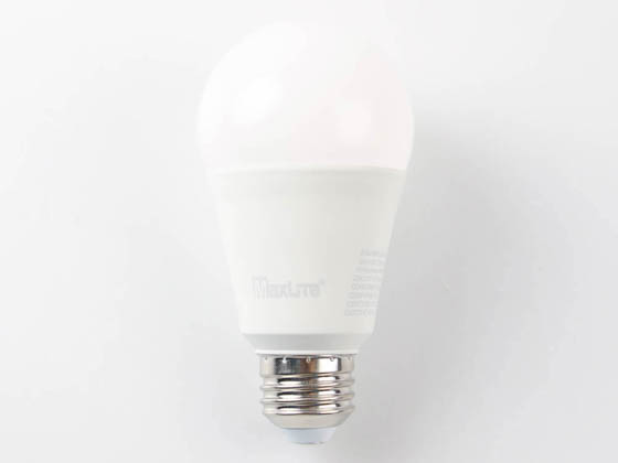 MaxLite 106885 E13A19DLED30/G1S Maxlite Dimmable 13W 3000K A19 LED Bulb, Enclosed Fixture Rated