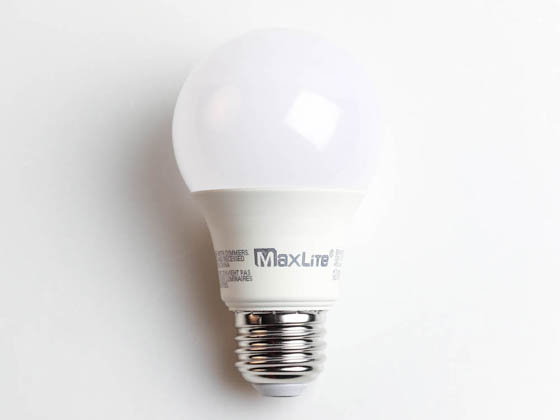 MaxLite 105472 E5A19D927/JA8S Maxlite Dimmable 5W 2700K A19 LED Bulb, 90 CRI, JA8 Compliant, Enclosed Fixture Rated