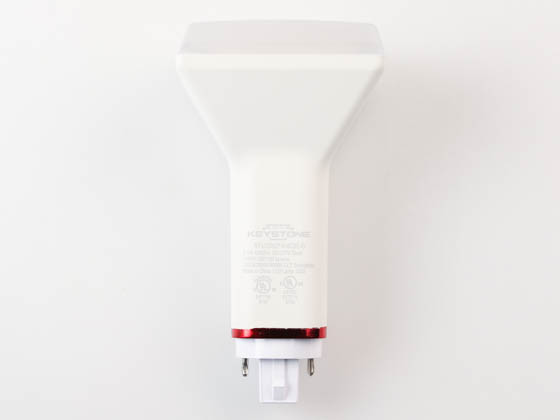 Keystone KT-LED82P-V-8CSE-D 8.5 Watt Color Selectable (3000K/3500K/4000K) G24D LED Bulb, Ballast Bypass