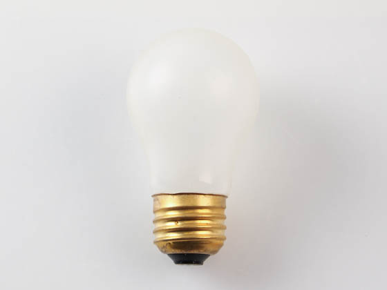 Satco Products, Inc. S4881 40A15/TF SHATTER PROOF SILICON Satco 40 Watt Shatter-Proof Incandescent A-15 Bulb, 130 Volt