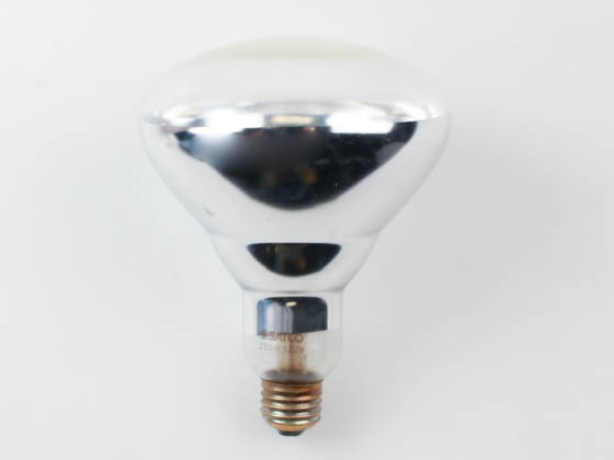 Satco Products, Inc. S4885 250R40/1/TF SHATTER CLEAR Satco 250W R40 Clear Shatter-Proof  Incandescent Heat Lamp WARNING: THIS BULB IS NOT TO BE USED NEAR LIVE BRIDS