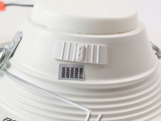 Superior Life 92151 LED 6” Tone Select Retrofit Can 15 Watt 6" Recessed LED Downlight, Color Selectable, 91 CRI, Wet Rated