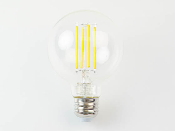 Bulbrite 776749 LED8G25/27K/FIL/4/JA8 Dimmable 8.5W 2700K 90 CRI G25 Filament LED Bulb, Wet Rated, Title 24 Compliant