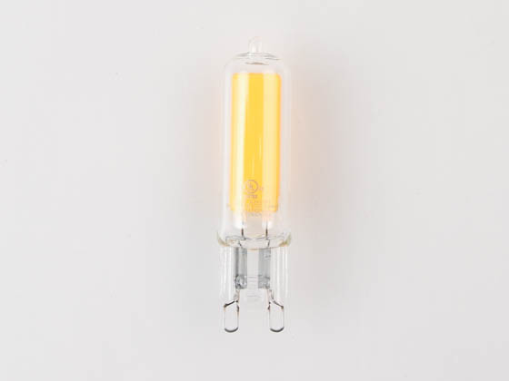 Bulbrite 770597 LED3G9/27K/W/D Dimmable 3.5W 2700K Clear T4 LED Bulb with G9 Base, 120 Volt