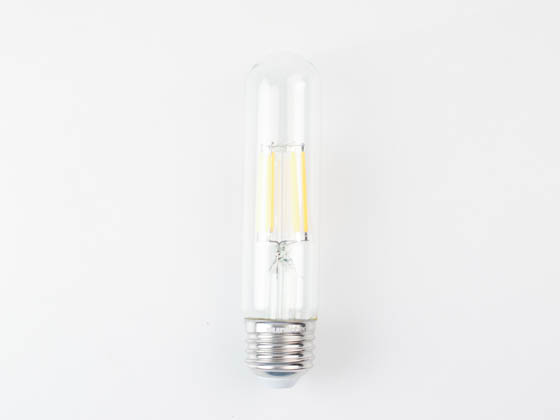 Sunlite 41150-SU T10/LED/FS/6W/E26/CL/27K/128MM/6PK Dimmable 6 Watt 2700K T10 LED Filament Bulb