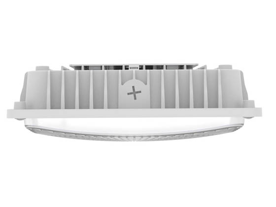 NaturaLED 9547 FX10SCM60SW/8CCT3/WH Wattage & Color Selectable LED Canopy Fixture, 250 Watt Equivalent