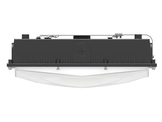 NaturaLED 9546 FX13SCM100SW/8CCT3/BK Wattage & Color Selectable LED Canopy Fixture, 400 Watt Equivalent