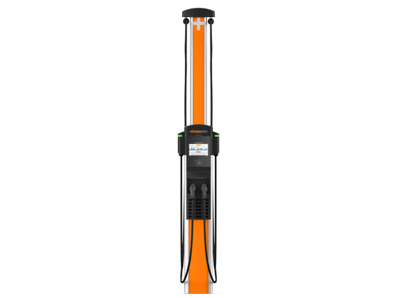 ChargePoint CP6021B-50A-L7 CP6021B 50amp Bundle 1-Year Network, Activation, Mounting Kit & 8ft Cable Management Dual Port Pedestal Mount