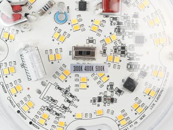 TCP CFMRD8DCCT Dimmable 10 Watt 8" Color Selectable Flush Mount LED Ceiling Fixture