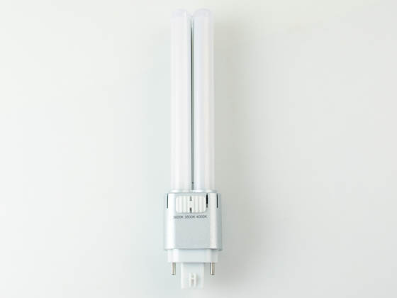 Light Efficient Design LED-7320-FC1-G4 10W Color Selectable (3000K/3500K/4000K) 4 Pin G24q Hybrid LED Bulb