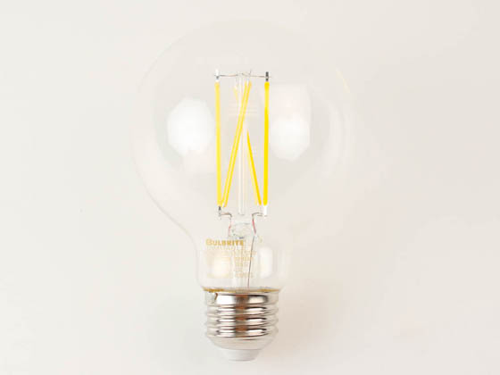 Bulbrite 776217 LED7G25/27K/FIL/D/B/2 Dimmable 7W 2700K G-25 Filament LED Bulb, Enclosed Fixture Rated