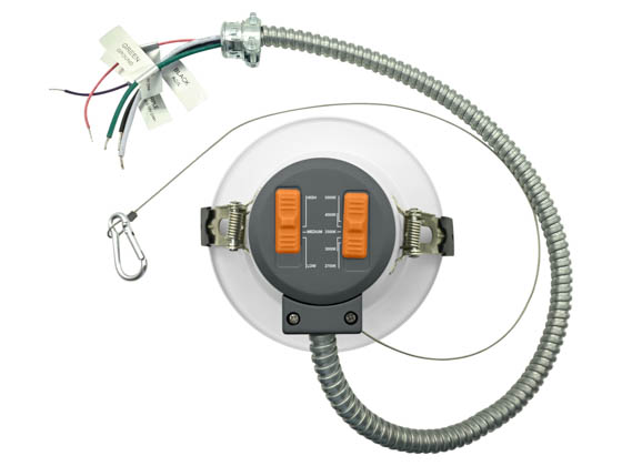 Archipelago Lighting LCDL4-0612CS Archipelago 4" LED Downlight Wattage and Color Selectable TRIAC, ELV and 0-10V Dimming 90CRI