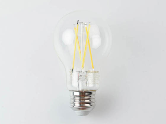 Bulbrite 776212 LED7A19/27K/FIL/D/B/2 Dimmable 7 Watt 2700K A19 Filament LED Bulb, Enclosed Fixture Rated