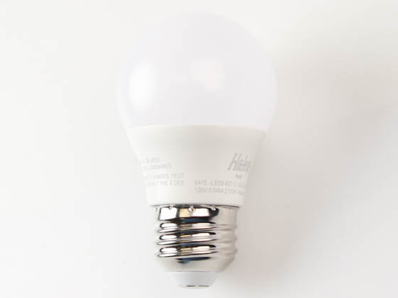 Halco Lighting 85132 6A15-LED5-827-D Halco 5.5 Watt Dimmable A-15 LED Bulb, 2700K, Enclosed Fixture Rated