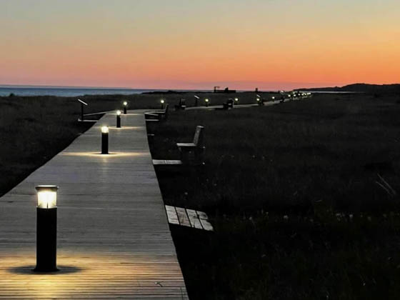 Light Efficient Design SL-SBL-2W-27K-BK-G1 Solera Off-Grid Solar LED Bollard Light Fixture 2700K With Photocell