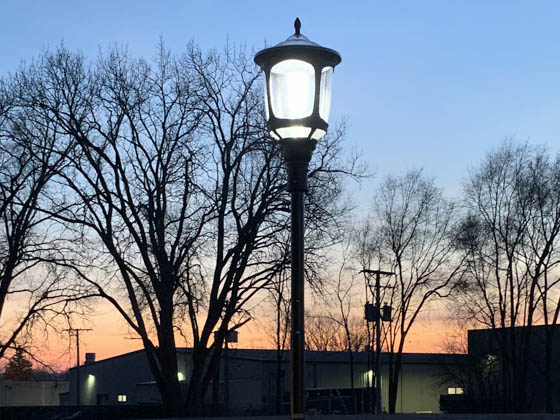 Light Efficient Design SL-SPT-20W-30K-SF-G2 Solera Off-Grid Solar LED Post Top Light Fixture 3000K Includes Three Operating Modes, Photocell, & Motion Sensor