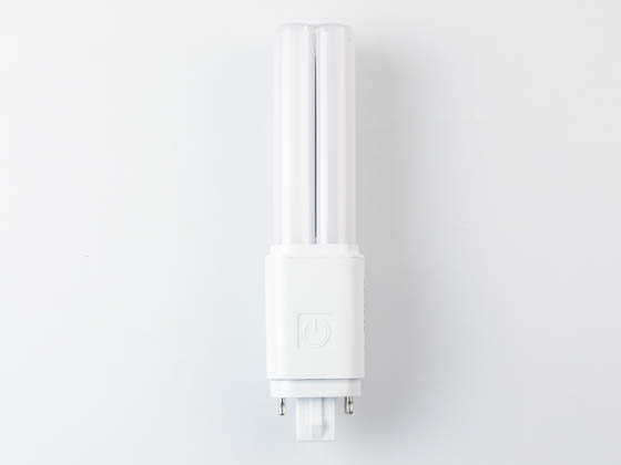 Green Creative 36732 6.8PLO/827/HYB/PF PinFit 6.8W Omni Directional 4 Pin G24q or G24d 2700K, Ballast Bypass or Direct Wire