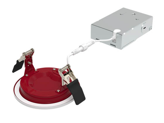 Halco Lighting 89202 FRSDL-4-CS-ST-120V Halco 4" Fire Rated LED Slim Recessed Downlight 11W Color Selectable 90 CRI (IC, Air Right & Wet Location Rated)