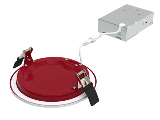 Halco Lighting 89204 FRSDL-6-CS-ST-120V Halco 6" Fire Rated LED Slim Recessed Downlight 15W Color Selectable 90 CRI (IC, Air Right & Wet Location Rated)