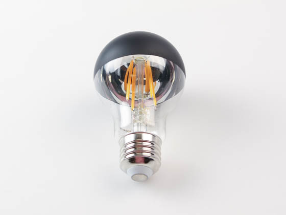 Bulbrite 776833 LED5A19/27K/FIL/HB/3 Dimmable 5W Half-Black A-19 LED Filament Bulb, 2700K, Medium (E26) Base