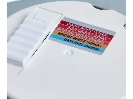 Satco Products, Inc. 62-1720 BLINK 13W LED 9" RND WHITE Satco Blink 9" Slim Surface Mount LED Fixture 13W Color Selectable