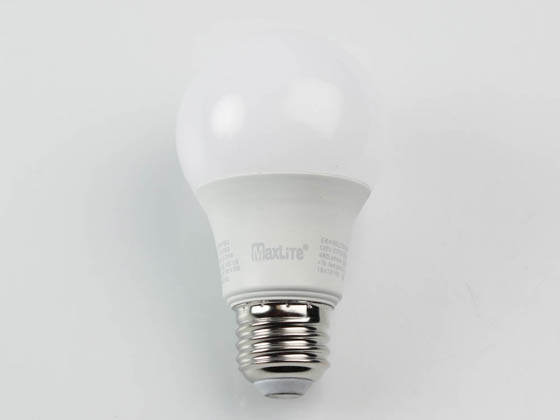 MaxLite 112282 EE5A19D930-JA8 Maxlite Dimmable 5.5W 3000K A19 LED Bulb, 90 CRI, Enclosed Fixture Rated