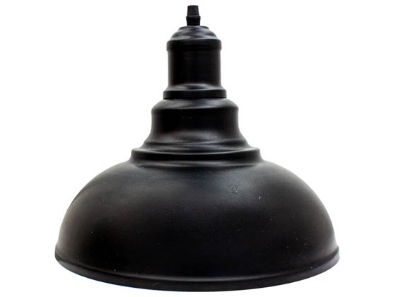 Westgate LCFA-MCT5-BK 25 Watt 12 Inch Dimmable Vintage LED Pendant Fixture With Selectable CCT, 120 Volt, Black Finish