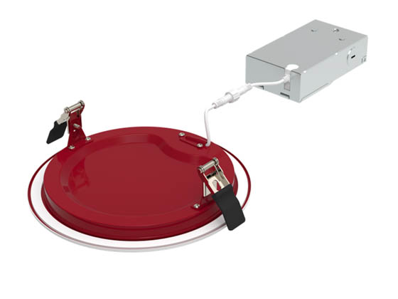 MaxLite 111859 FSDL8T19CSWTA Maxlite 8" Fire Rated LED Slim Recessed Downlight 19W Color Selectable 90 CRI TRIAC Dimming (IC, Air Right & Wet Location Rated)