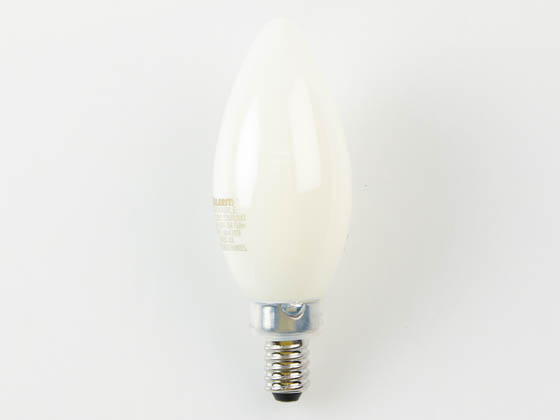 Bulbrite 776968 LED6B11/40K/FIL/M/3 6.5W Dimmable B11 Milky White LED Filament Bulb, 4000K, E12 Base