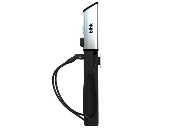 Blink Charging Series 8-DUAL-PEDESTAL-80A-ISO 101-000024-A DUAL-PEDESTAL Series 8 ISO 80A Dual Port Bundle Pedestal Mount Includes 1-Year Cellular Network & Credit Card Reader 19.2kW