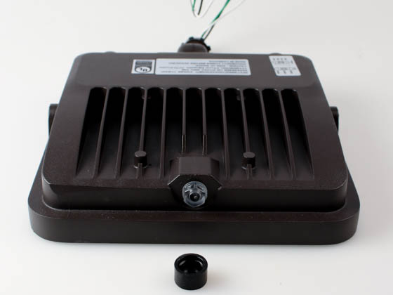 Contractor Choice FL-45283 FL-65WDDK-PC-KN LED Flood Light Wattage (28/41/54/65W) and Color Selectable with Photocell and Knuckle Mount