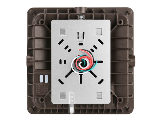 Contractor Choice CP-45289 CP-110WDDK LED Low-Profile Canopy Fixture Wattage (44/66/88/110W) and Color Selectable