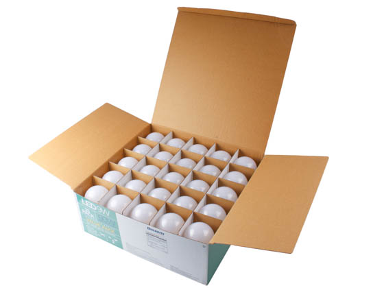 Bulbrite 774257 LED9A19/PF60W/927/D/2/25P 9 Watt Dimmable A19 LED Bulb, 2700K, 60 Watt Equivalent, T20 Compliant