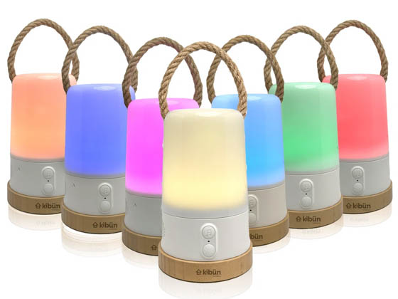 Bulbrite K80161 GROOVE/TL/WH/BT Kibun By Groove+ Cordless Outdoor LED Lamp, 3 Lighting Modes, Color Changing/ Pulsing, Wireless Bluetooth Speaker