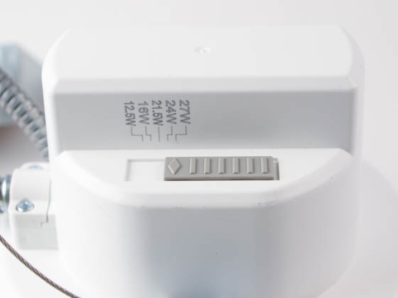 Keystone KT-RDLED24PS-6A-9CSF-VDIM-EM4 6" LED Recessed Downlight Wattage and Color Selectable with Emergency Battery Backup