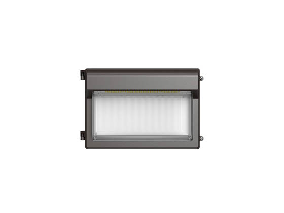 Contractor Choice WP-45518 WP-SLIM-60WDDK-PC LED Slim Forward Throw LED Wall Pack Wattage (25/40/50/60W) and Color Selectable Includes Photocell