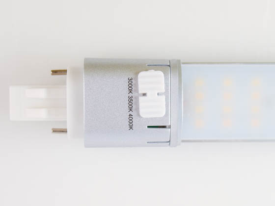 Light Efficient Design LED-7312-FC1-G4 FlexColor 7 Watt Color Select 2-Pin LED PL Lamp, Hybrid Power, GX23-2 Base