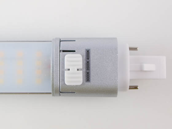 Light Efficient Design LED-7311-FC1-G4 FlexColor 7 Watt Color Select 2-Pin LED PL Lamp, Hybrid Power, G23-2 Base