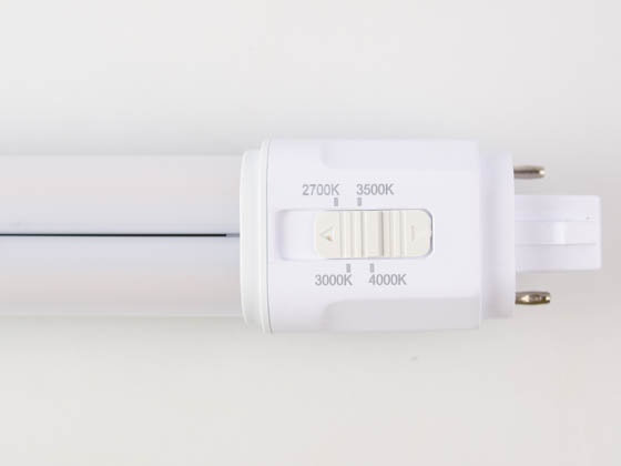 Light Efficient Design LED-7310-FC-G4 9 Watt FlexColor Hybrid PL LED Lamp, 120-277 Volt, G24d/G24q Base