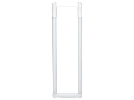 Satco Products, Inc. S18413 15T8/U6/LED/5CCT/DUAL Satco Wattage and Color Selectable LED U-Bend Lamp, 120-277 Volt, Type A or B